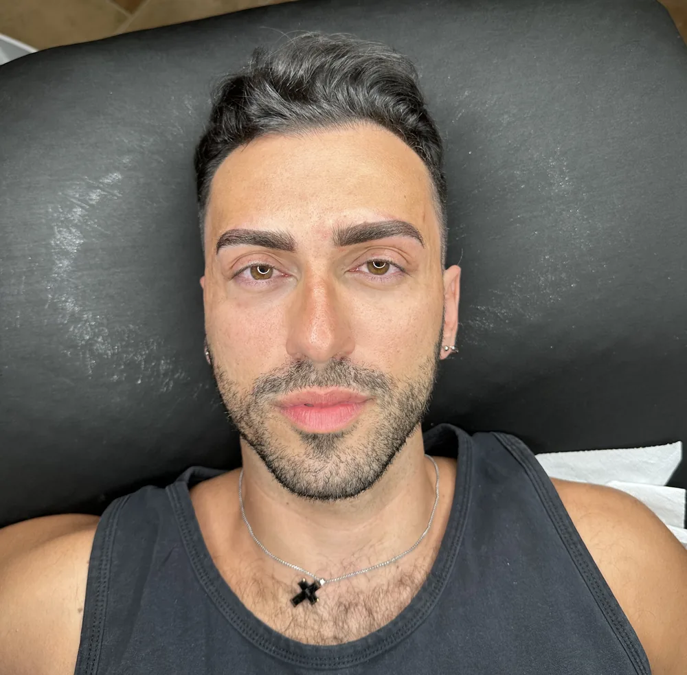 Men's brow work — Lucia Foggia PMU