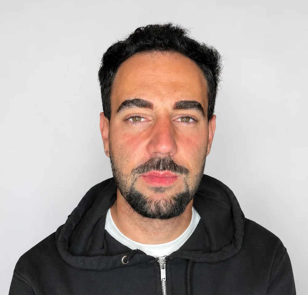 Men's brow work — Lucia Foggia PMU