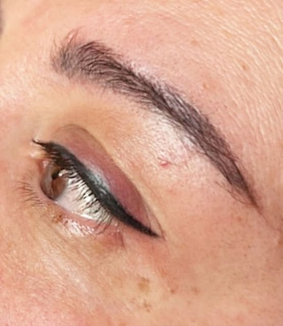 Example of permanent makeup for the eyes